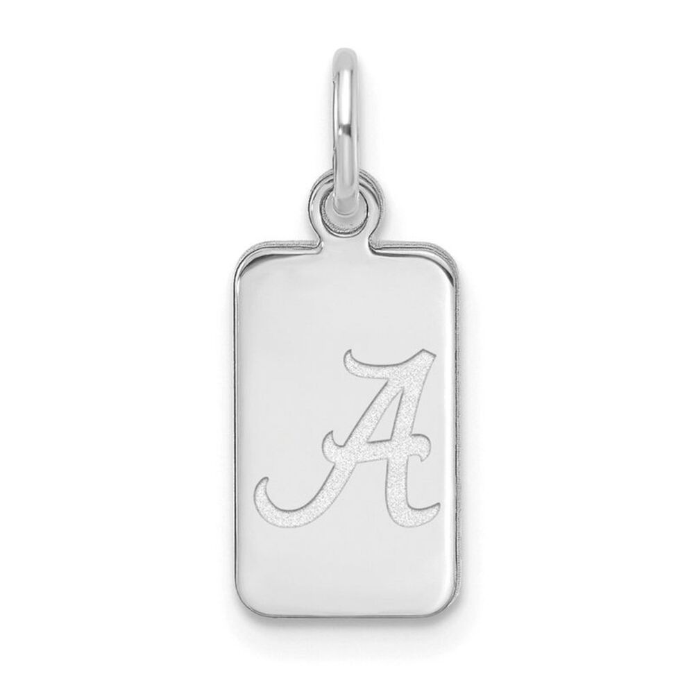 Sterling Silver University of Alabama XS (Tiny) Tag Charm